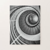 Circular Stairway BW Legpuzzel (Verticaal)