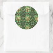 Circular sticker design featuring a repeating  (Tas)