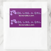 Circuler comme une fille Stickers (Sac)