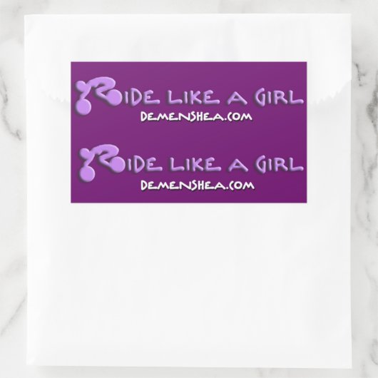 Circuler comme une fille Stickers (Sac)