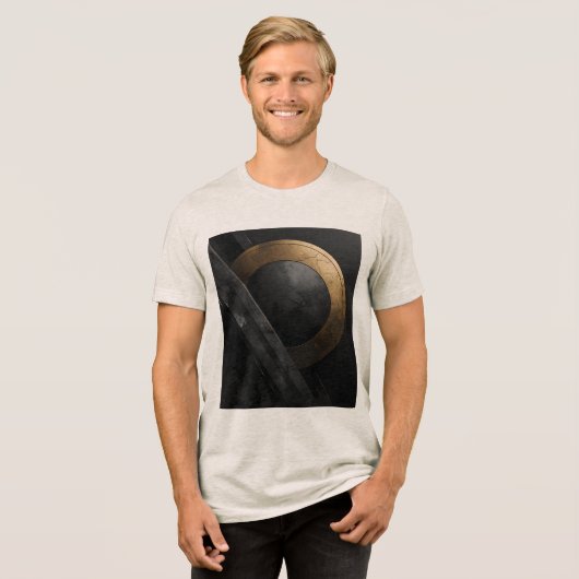 Círculo de Poder Tri-Blend Shirt (Voorkant volledig)