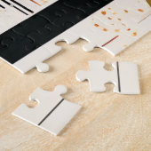 círculos abstractos boho anaranjados legpuzzel (Zijkant)