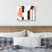 círculos boho canvas afdruk (Insitu (Slaapkamer))