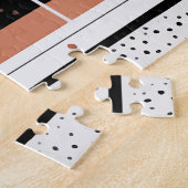 círculos y formas abstractas boho  legpuzzel (Zijkant)