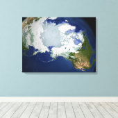 Circum-Arctic permafrost Canvas Afdruk (Insitu (Houten vloer))