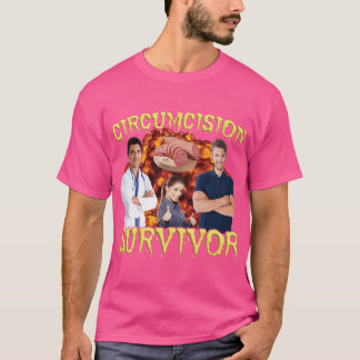 Circumcisie-overlevende grappig t-shirt