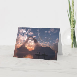 Circumpolair Wenskaart Kaart