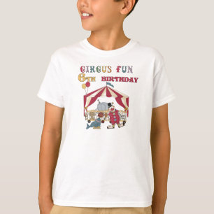 Circus 6th Birthday T-shirt