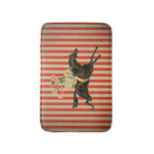  circus acrobat en paardenbadmat badmat (Voorkant Verticaal)