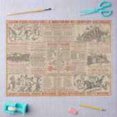 Circus Acrobat  krant Typografie Tissuepapier (Craft)