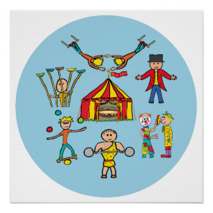 Circus Acts Perfect Poster