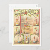  Circus Adverteren: Joseph Wallenda Briefkaart (Voorkant / Achterkant)