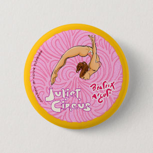 Circus Aerialist - Juliet Circus Ronde Button 5,7 Cm