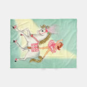 Circus Ballerina Acrobat Girl Horse Blanket Fleece Deken (Voorkant (Horizontaal))