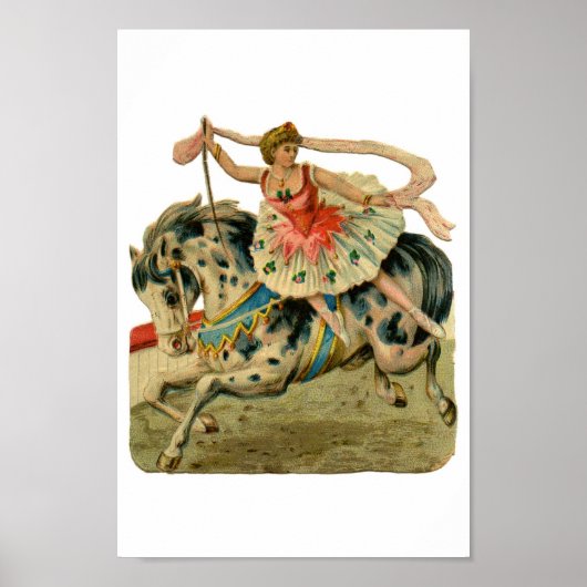  Circus Ballerina Girl Poster (Voorkant)