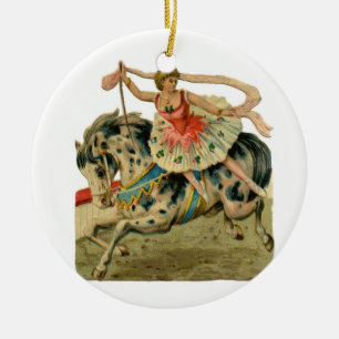  Circus Ballerina Keramisch Ornament