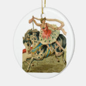 Circus Ballerina Keramisch Ornament (Links)