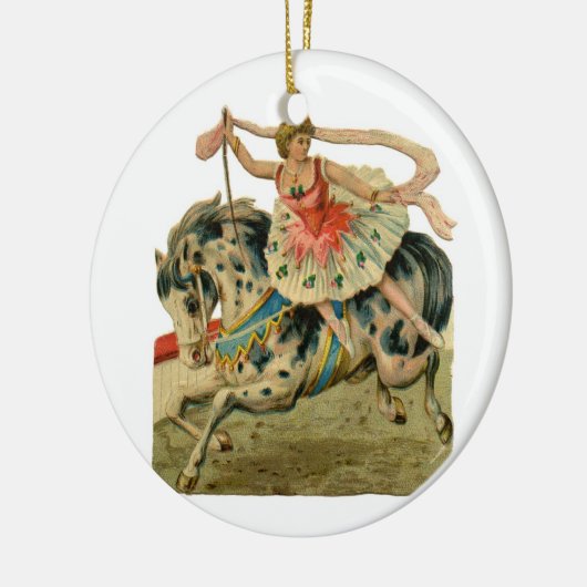 Circus Ballerina Keramisch Ornament (Links)