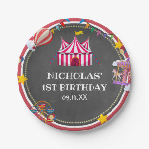 Circus-ballon komt de hele dag langs Papieren Bordje
