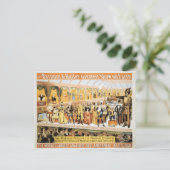 Circus Barnum en Bailey Greatest Show op aarde Briefkaart (Staand voorkant)