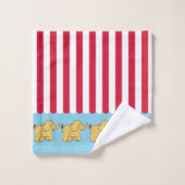 Circus Bathroom Towel Set (Gant de toilette)