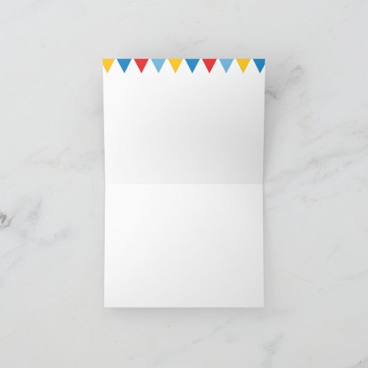 Circus bedankt kaart (Binnen)