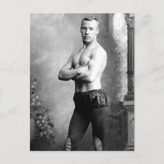 Circus Beefcake 1898 Briefkaart (Voorkant)