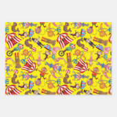 Circus Big Top Wrapping Paper Set (Voorkant)