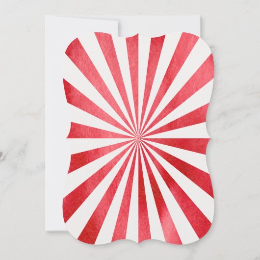 Circus Birthday Kaart (Achterkant)