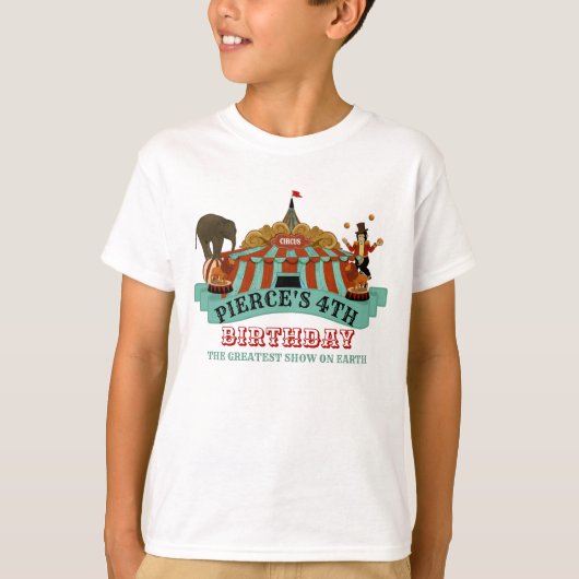 Circus Birthday Party Shirt (Voorkant)