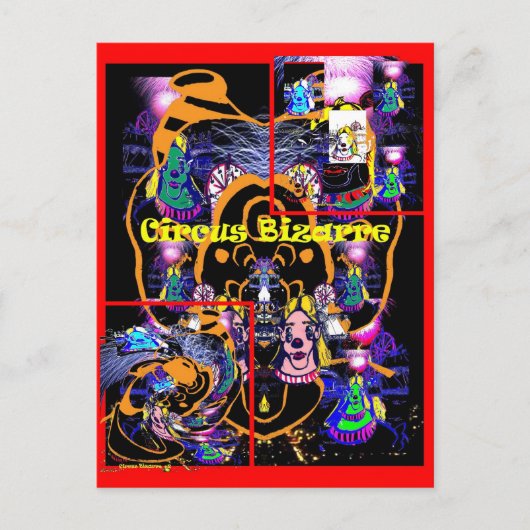 Circus Bizarre - Briefkaart (Voorkant)