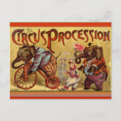 Circus Briefkaart (Voorkant)