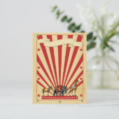  Circus Briefkaart (Staand voorkant)