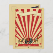  Circus Briefkaart (Voorkant / Achterkant)