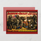  Circus Briefkaart (Voorkant / Achterkant)