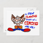 Circus Briefkaart (Voorkant / Achterkant)