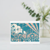  Circus / Carnaval Briefkaart (Staand voorkant)