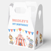 Circus Carnaval & Dieren Verjaardagsfeest Bedankdoosjes (Geopend)