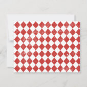 Circus Carnaval Festival Dieren Big Top Kinderen Notitiekaartje (Achterkant)