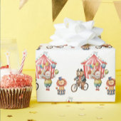 Circus Carnaval Festival Schattigee kinderen Kinde Cadeaupapier