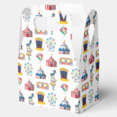 Circus carnaval icoon patroon bedankdoosjes (Geopend)