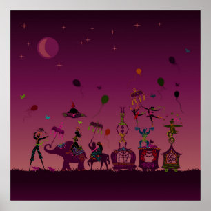circus carnaval 's nachts poster