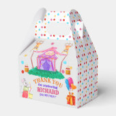 Circus Carnaval thema Kleurrijk Verjaardagsfeest Bedankdoosjes (Voorkant Zijde)