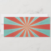  Circus Carnaval Ticket Foto Verjaardag Kaart (Achterkant)