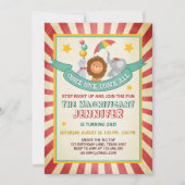  Circus carnaval uitnodiging (Voorkant)