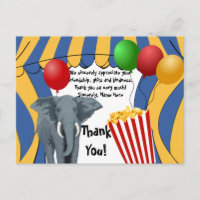 Circus Carnaval Verjaardag / Dank u