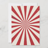  Circus & Carnaval Waterverf Verjaardag Kaart (Achterkant)