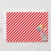 CIRCUS CARNIVAL ANNIVERSAIRE invitation DE L'INVIT (Dos)