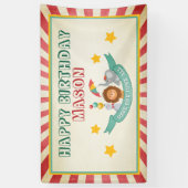 Circus Carnival Birthday Banner  Partij (Verticaal)