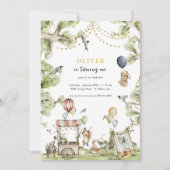 Circus Carnival | Bosbouwbosgebied Birthday Kaart (Voorkant)